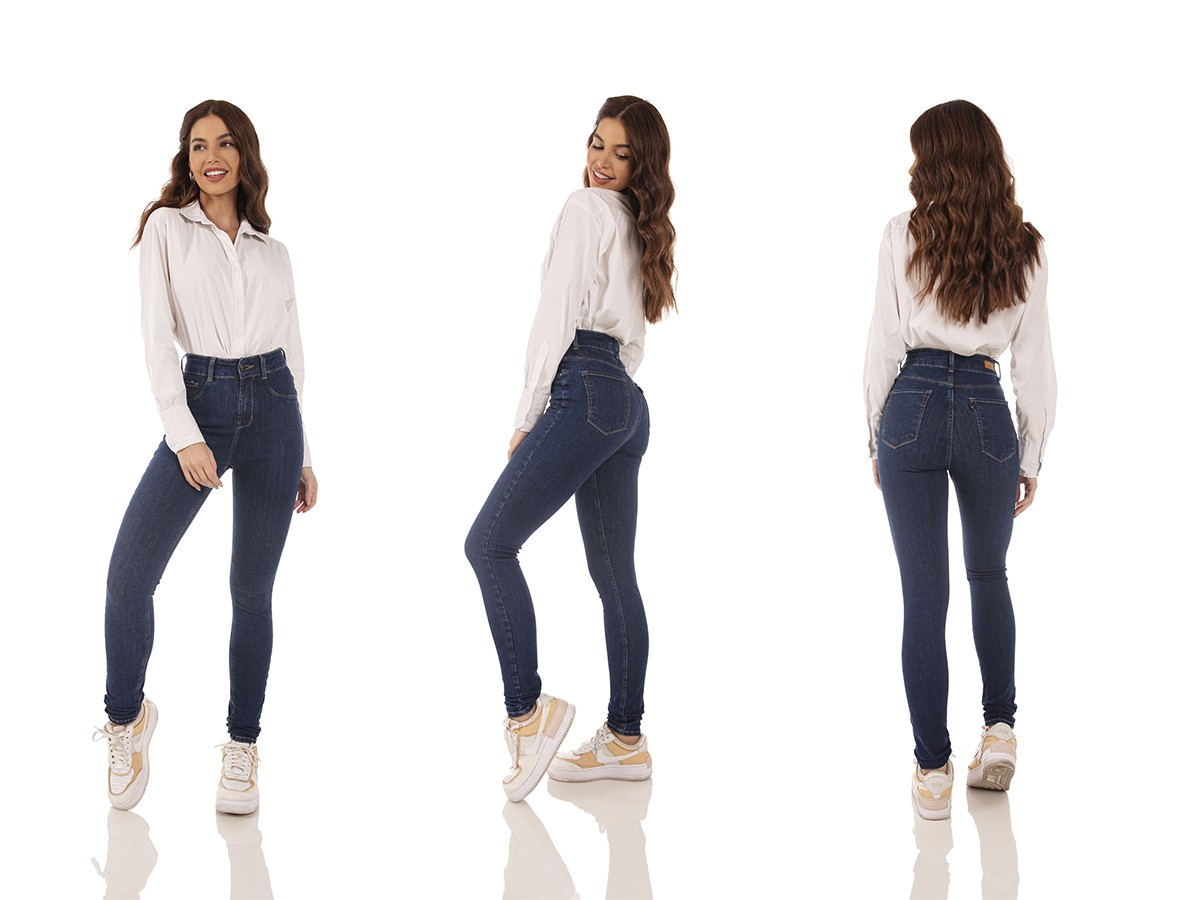 dz3754 ts calca jeans feminina skinny media escura denim zero tripla