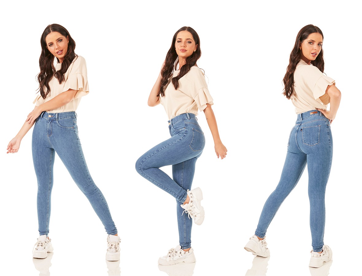 dz3793 ts calca jeans feminina skinny media tradicional denim zero trio