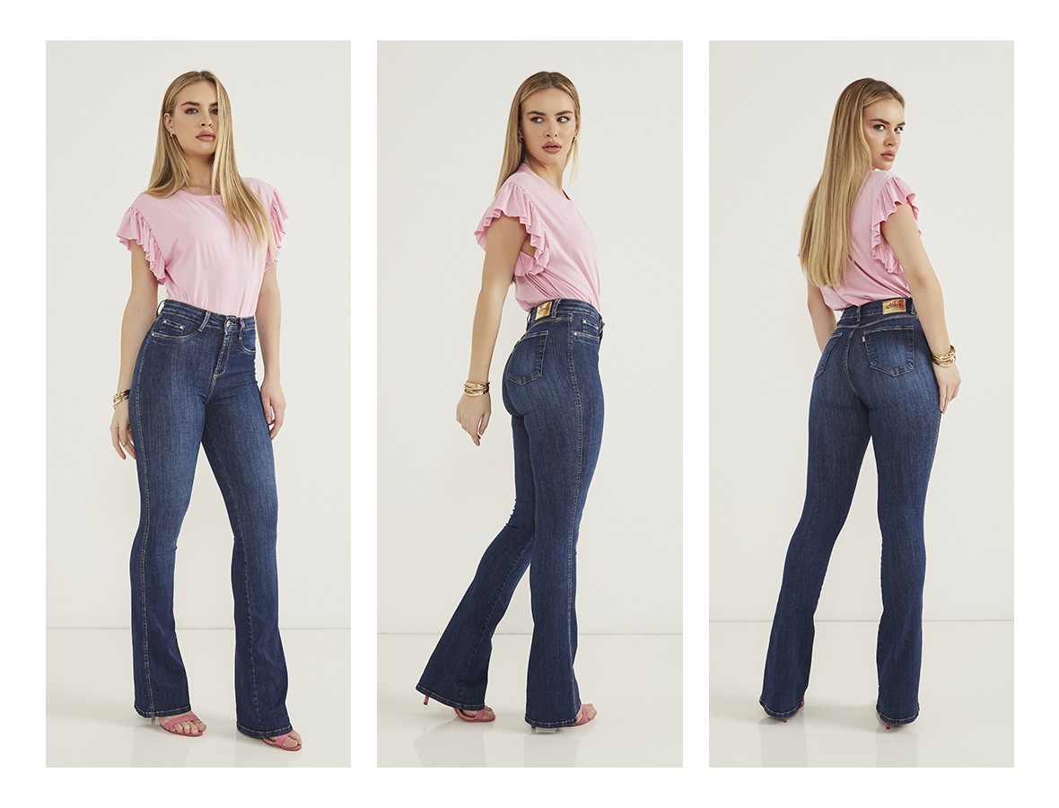 dz20537 re calca jeans feminina skinny media tradicional trio